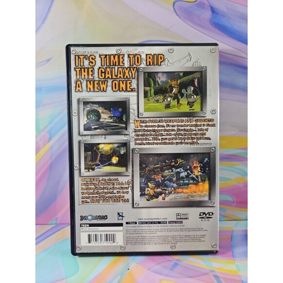 Ratchet & Clank (Sony PlayStation 2, 2002) Greatest Hits No Manual - Picture 2 of 3